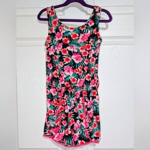 Bobbie Brooks Pink & Black Romper - Sz 7 / 8